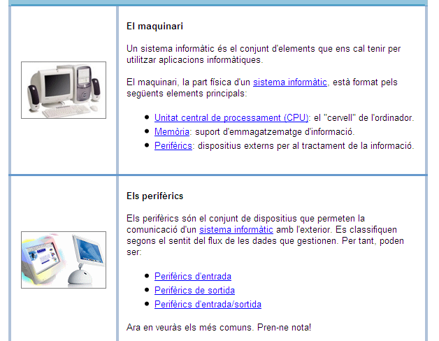 Sistema informàtic: maquinari | Recurso educativo 34073