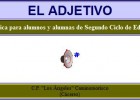 El adjetivo | Recurso educativo 34811