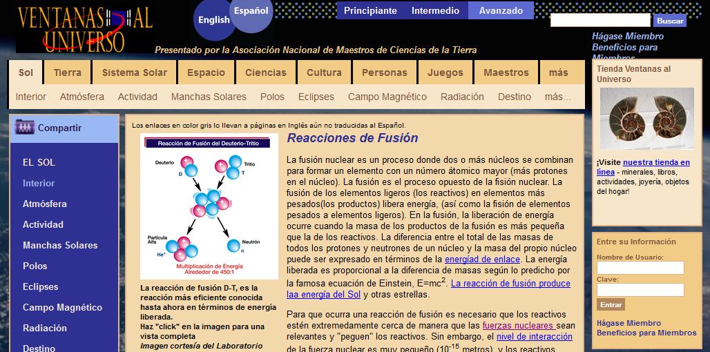 Fusión nuclear | Recurso educativo 35267