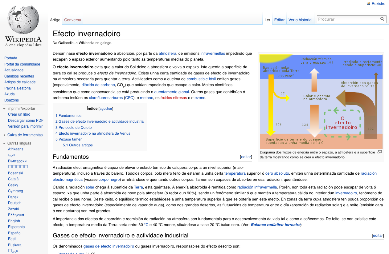 Efecto invernadoiro | Recurso educativo 35833