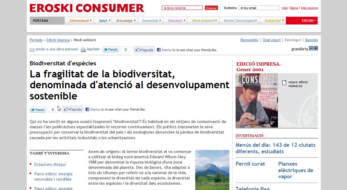 Biodiversitat i conservació | Recurso educativo 36147