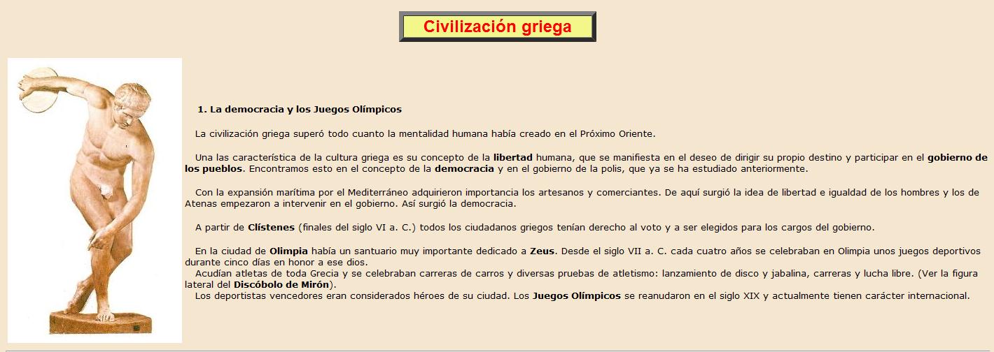 Civilización griega | Recurso educativo 37670