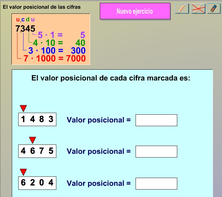 El valor posicional de las cifras | Recurso educativo 38441