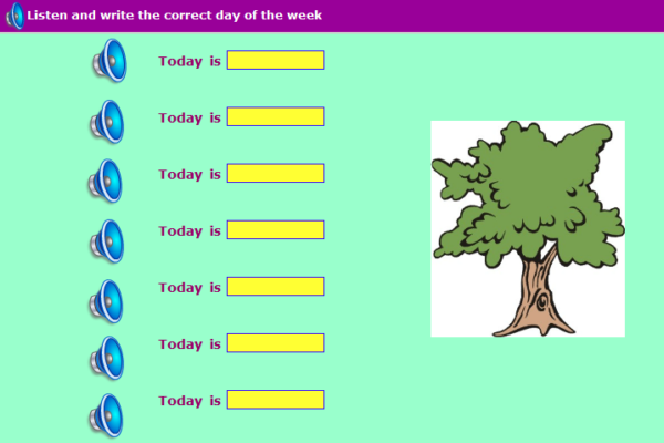 Days, months and weather | Recurso educativo 39100