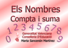 Els nombres, compta i suma | Recurso educativo 40531