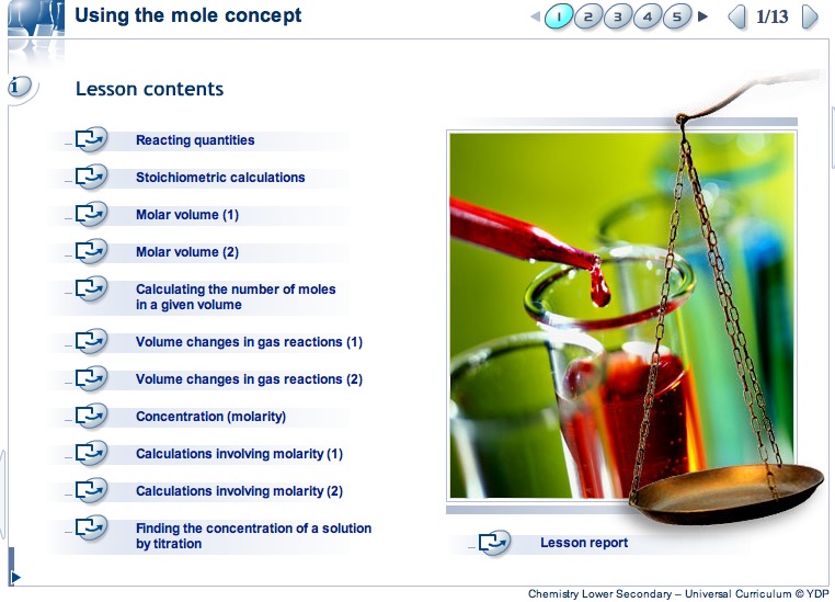 Using the mole concept | Recurso educativo 41202