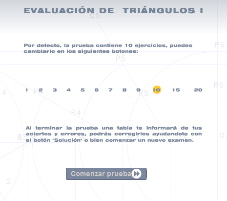 Evaluación de triángulos I | Recurso educativo 41824