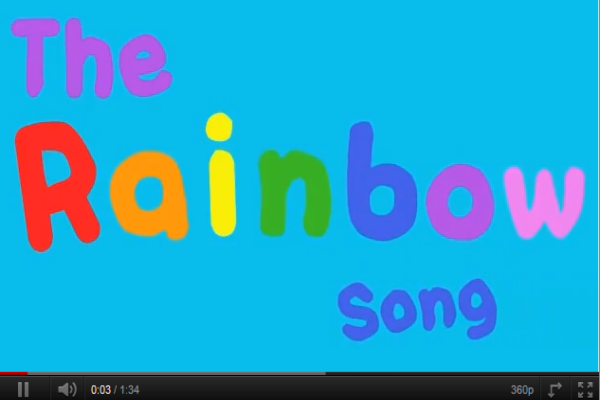 Song: The rainbow | Recurso educativo 42545