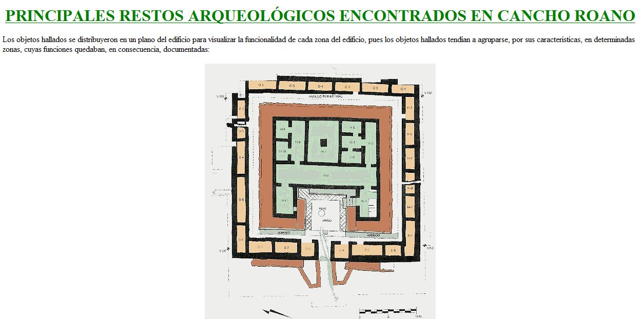 Principales restos arqueológicos encontrados en Cancho Roano | Recurso educativo 42898