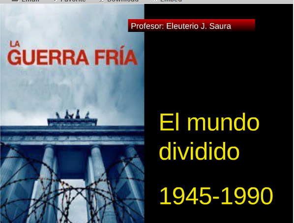 La Guerra Fría. El mundo dividido 1945-1990 | Recurso educativo 45513