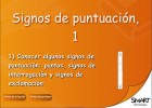 Signos de puntuación | Recurso educativo 48407