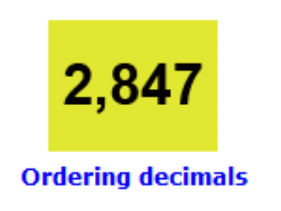 Ordering decimals | Recurso educativo 48806