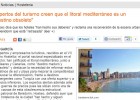 Expertos del turismo creen que el litoral mediterráneo es un "destino obsoleto" | Recurso educativo 49319