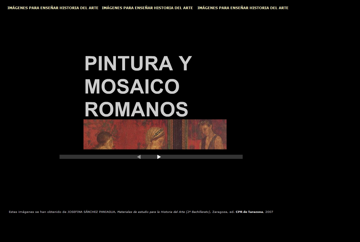 Pintura y mosaico romanos | Recurso educativo 49996