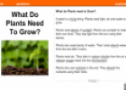 What do plants need to grow? | Recurso educativo 54021