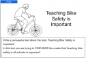 Teaching bike safety is important | Recurso educativo 54404