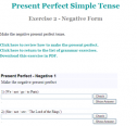 Present perfect simple: Negative form | Recurso educativo 60373