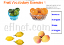 Fruit vocabulary | Recurso educativo 60646