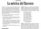 Métrica del Barroco | Recurso educativo 13719