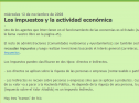 Los impuestos y la actividad económica | Recurso educativo 17356