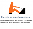 Ejercicios en el gimnasio | Recurso educativo 18053