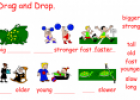 Comparatives (drag & drop) | Recurso educativo 21854