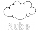 Rellenar letras: Nube | Recurso educativo 25022