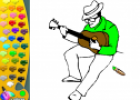 ¡A Colorear!: Guitarrista | Recurso educativo 29009