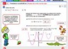 Funciones cuadráticas. Puntos de corte con los ejes | Recurso educativo 820