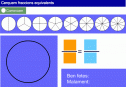 Interactiu: Cerquem fraccions equivalents | Recurso educativo 9677