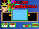 Christmas word scramble game | Recurso educativo 67101