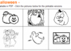 Halloween printable pages | Recurso educativo 68438