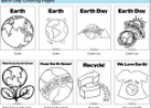 Earth day colouring pages | Recurso educativo 70048