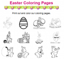 Easter colouring pages | Recurso educativo 71082