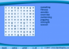 Fitness wordsearch | Recurso educativo 72652