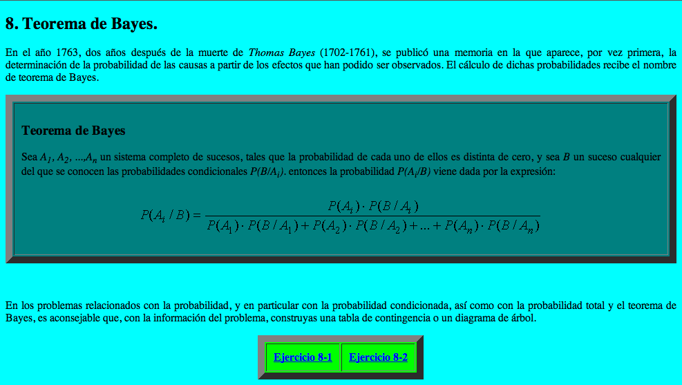 Teorema de Bayes | Recurso educativo 92309