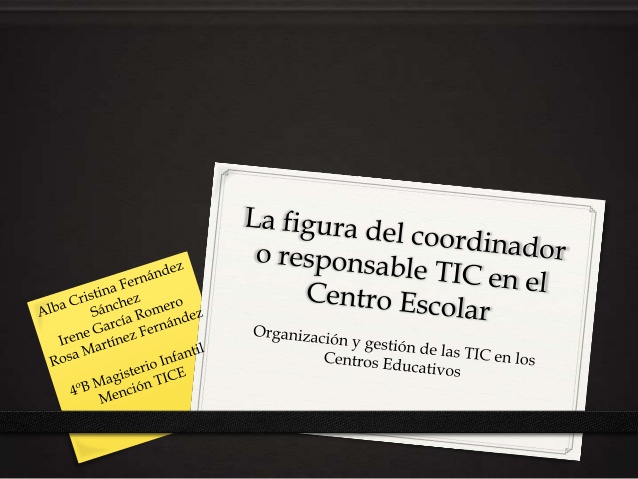 La figura del coordinador TIC | Recurso educativo 92492