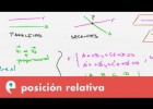 Posición relativa de dos rectas | Recurso educativo 109313