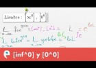 Límites: indeterminaciones [inf^0] y [0^0] | Recurso educativo 109627