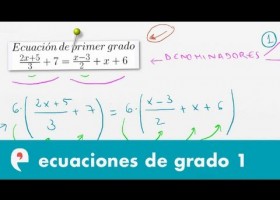 Ecuaciones de primer grado (ejercicio 3) | Recurso educativo 109658