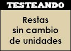 Restas sin cambio de unidades | Recurso educativo 350597