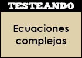 Ecuaciones complejas | Recurso educativo 351866