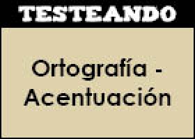 Ortografía - Acentuación | Recurso educativo 353128