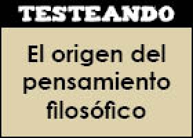 El origen del pensamiento filosófico | Recurso educativo 47135