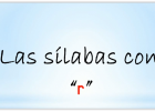 Las silabas con R | Recurso educativo 403475