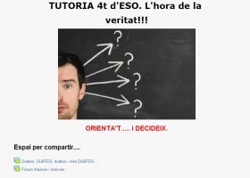 Cómo afrontamos la Orientación en 4º ESO? | Recurso educativo 675847