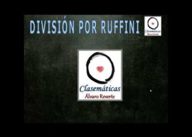 (Álgebra) - División por Ruffini (1108) | Recurso educativo 680466