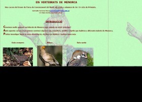 Els vertebrats de Menorca | Recurso educativo 684792