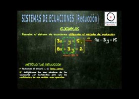 (Ecuaciones) - Sistemas de Ecuaciones Lineales de 2 variables: Reducción | Recurso educativo 687517