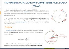 Movimiento circular uniformemente acelerado | Recurso educativo 733107